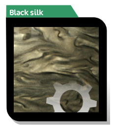 black silk acrylic sheet sample