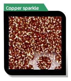 copper sparkle effect acrylic sheet