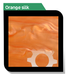 orange silk acrylic sheet sample