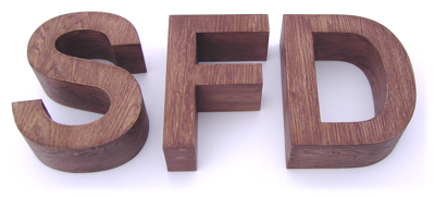 plywood letters
