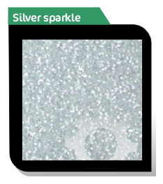 silver sparkle effect acrylic sheet